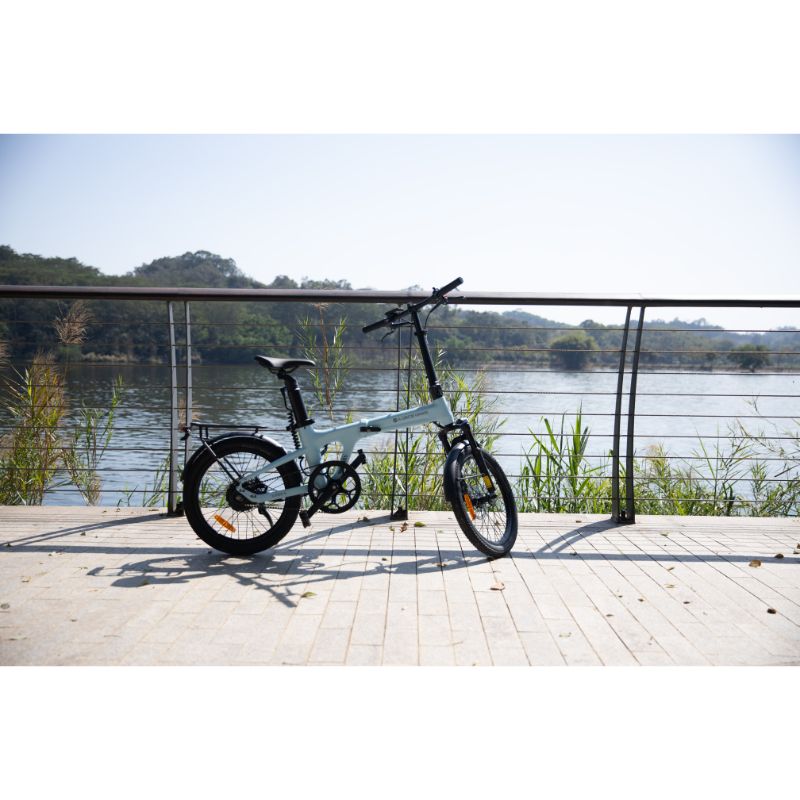 ADO Air 20 PRO - Folding Electric Bike - Blue Outside Shot