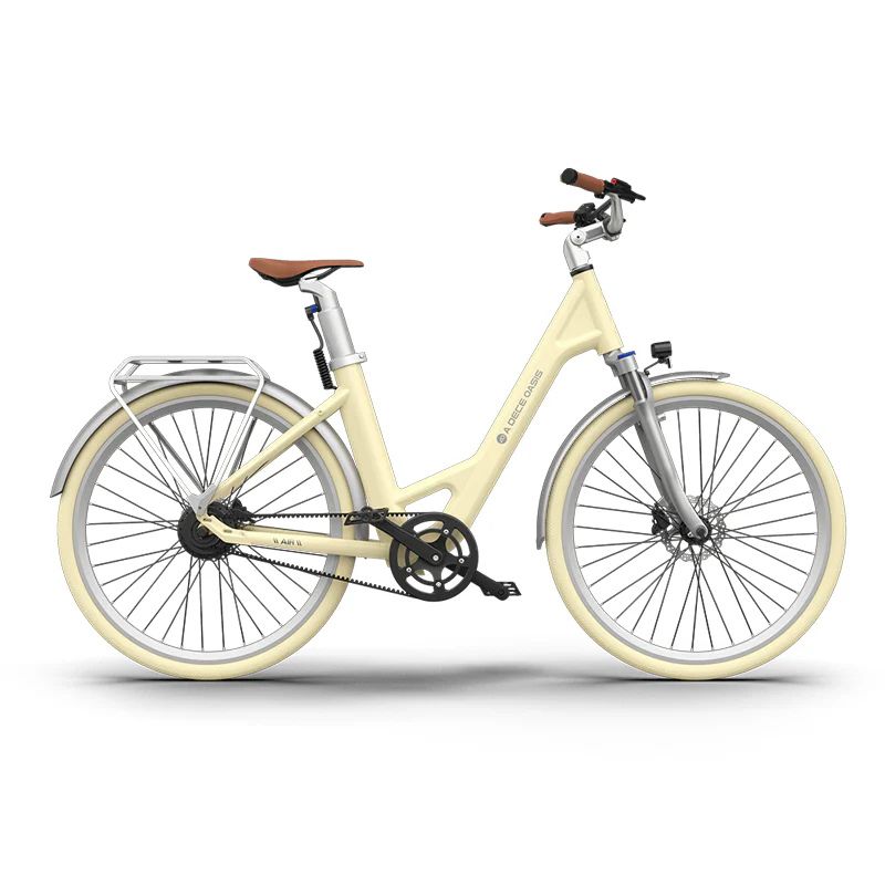 ADO Air 28 - Step Through All-Rounder Urban Electric Bike - Light Yellow