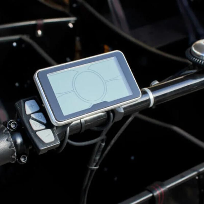 AMCargoBikes Curve - Cargo Electric Bike - Black frame - LCD display