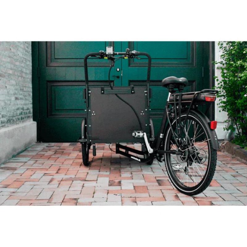 AMCargoBikes Ultimate Curve - Cargo Electric Bike - Matte Black Frame