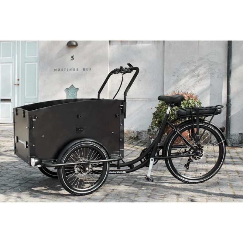 AMCargoBikes Ultimate Curve - Cargo Electric Bike - Matte Black Frame
