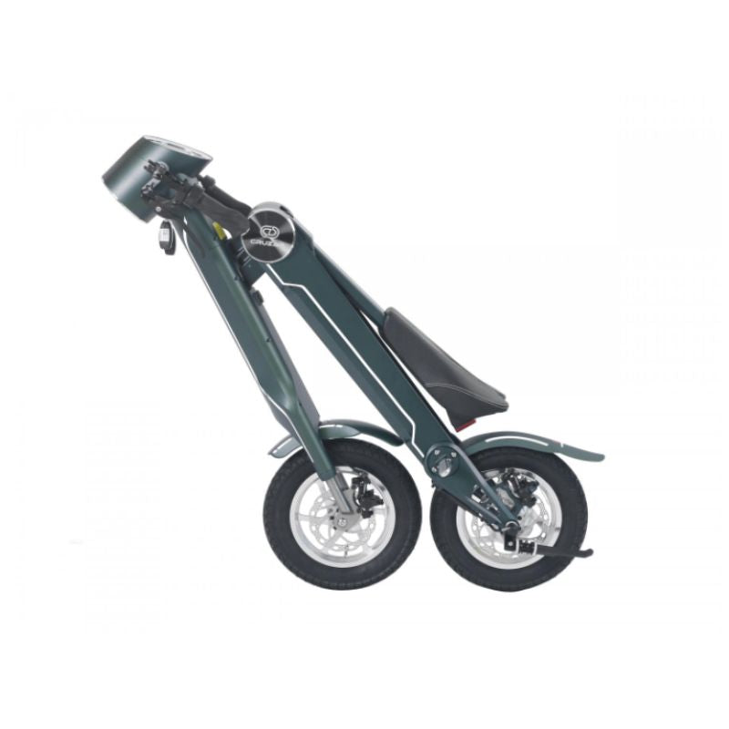 Cruzaa Electric Scooter Pro Limited Edition - Magno Green - Folded