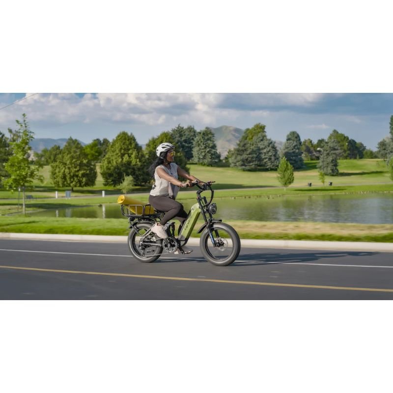 Cyrusher Kommoda 3.0 - Step Through Fat Tyre Electric Bike - 250W - E - Bikes Express