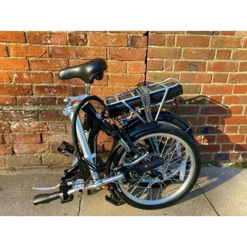 Dallingridge Oxford - Folding Electric Bike - Matte Black Frame - Folded