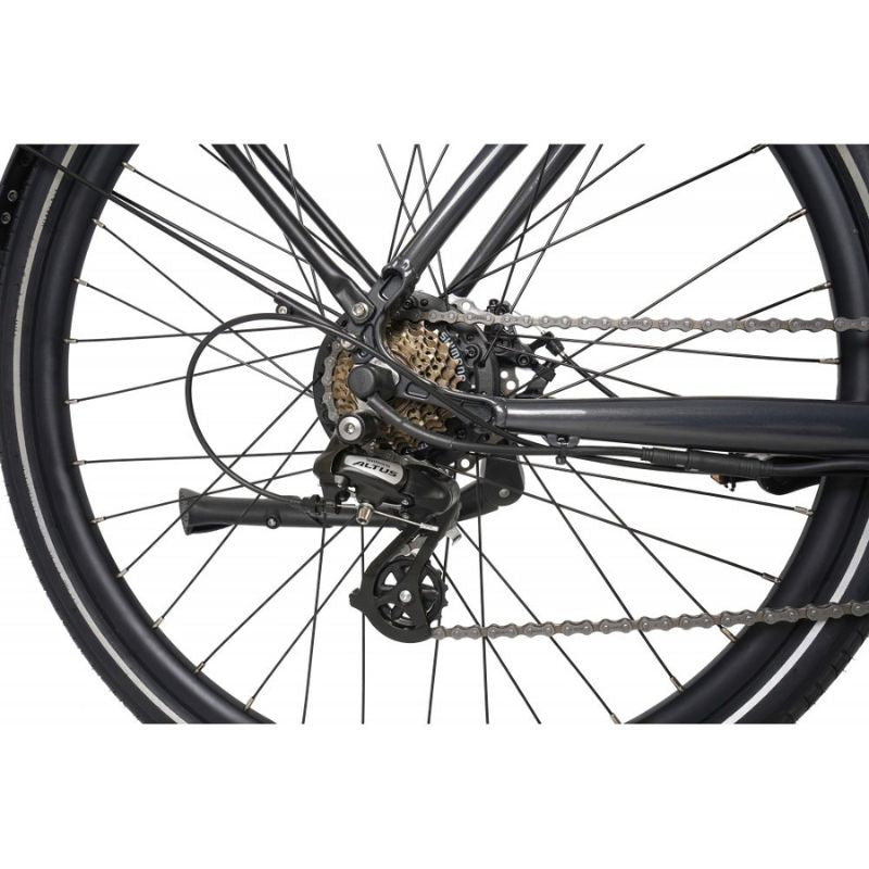 Dawes Scenic Low Step - Electric Hybrid Bike - Rear Wheel