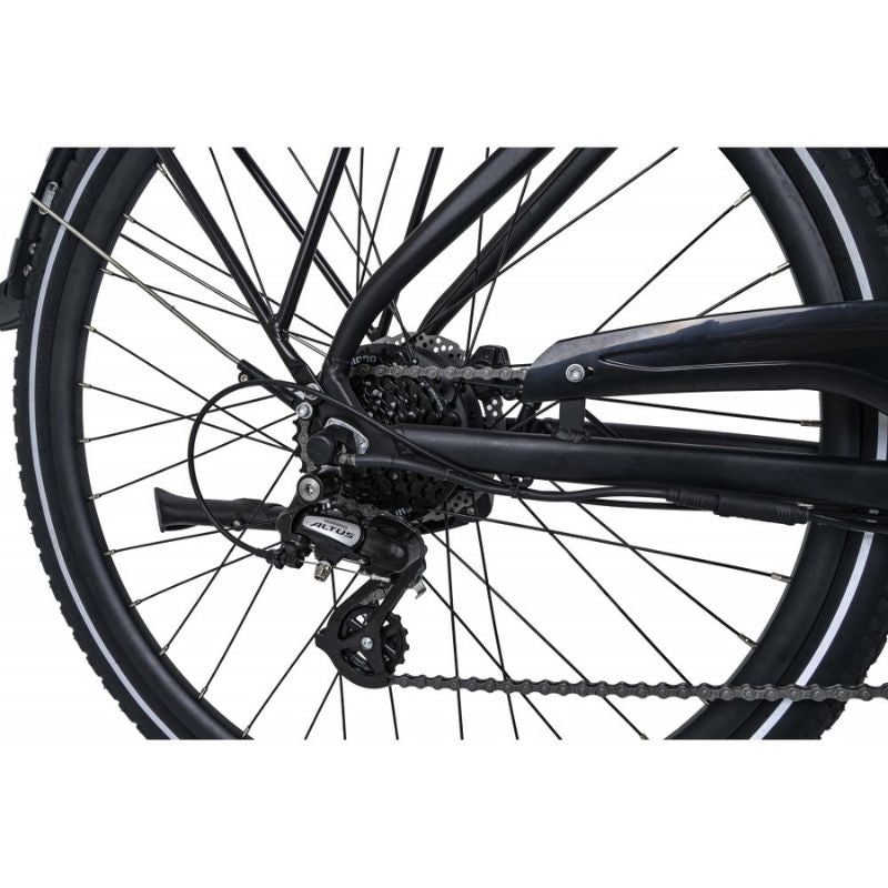 Dawes Spire 1.0 Crossbar - Electric Hybrid Bike - Rear Wheel