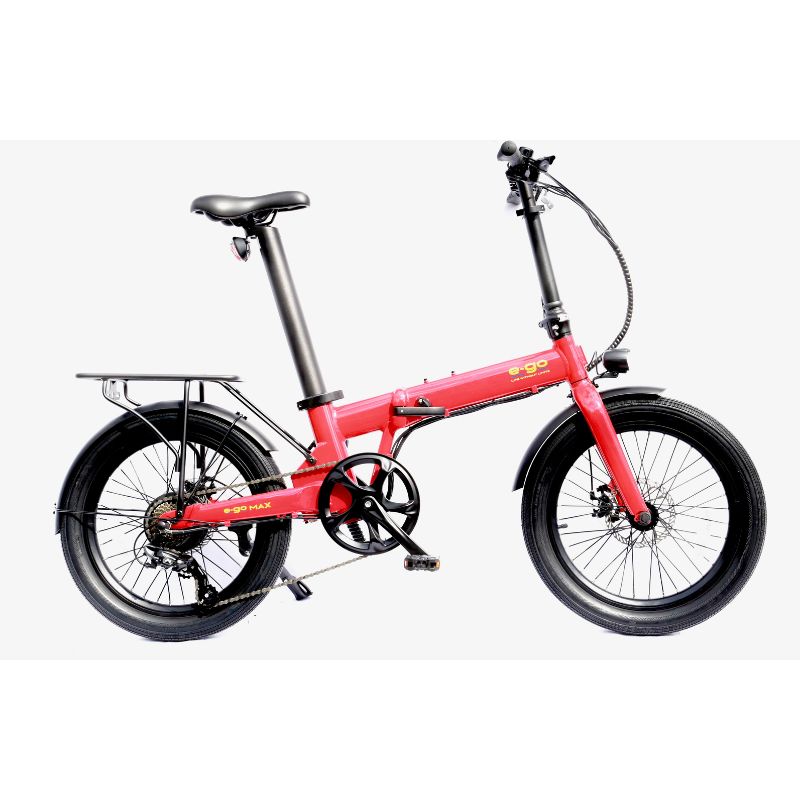 E-Go Max - Folding Electric Bike - Red