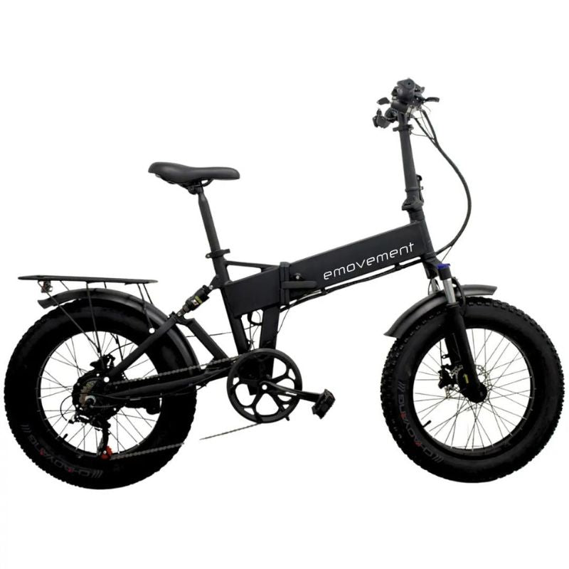 E-Movement Panther v4.2 - Folding Electric Bike - Black