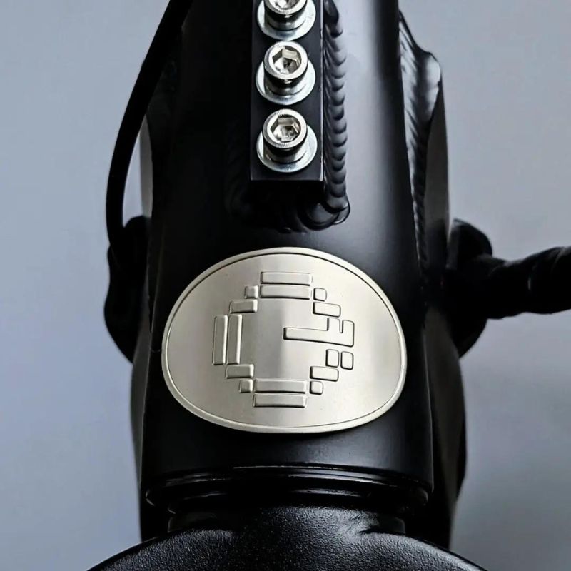 E-Movement Raven - Step Through Electric Bike - Headbadge