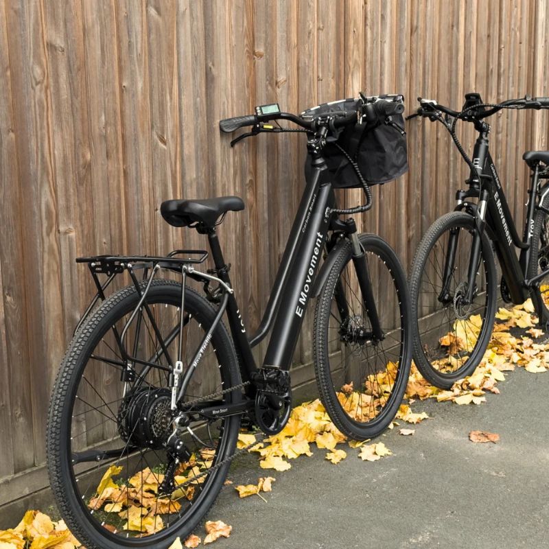 E-Movement Troy City - Commuter Electric Bike - Outside Shot