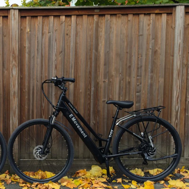 E-Movement Troy City - Commuter Electric Bike - Outside Shot