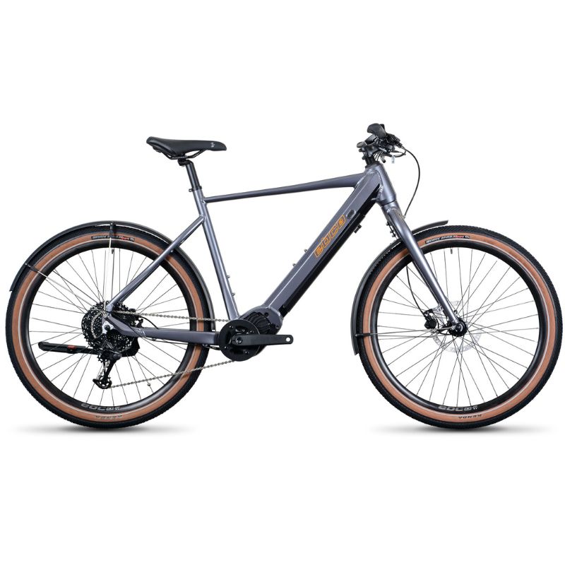 Ebco Adventure 5R - Crossbar Electric Bike - Gunmetal