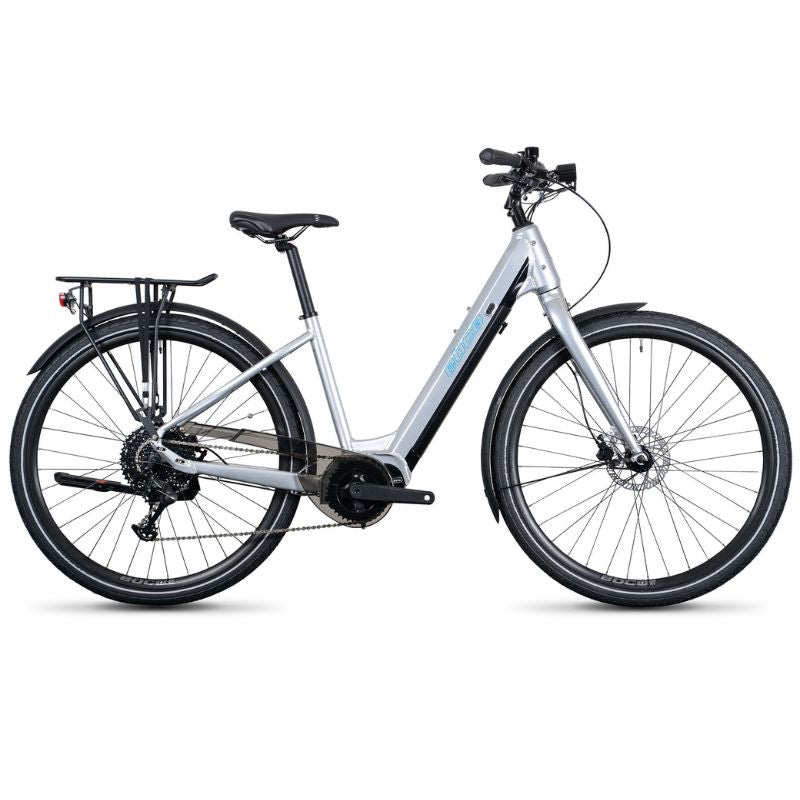 Ebco Urban 3L - Step Through Electric Bike - Arctic Silver