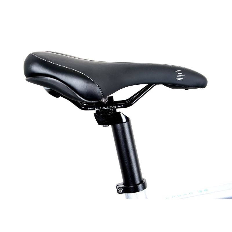 Ebco Urban 3L - Step Through Electric Bike - Arctic Silver - E - Bikes Express