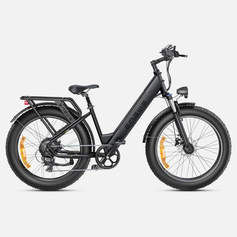 Engwe E26 - Fat Tyre Electric Bike - Step Through Grey