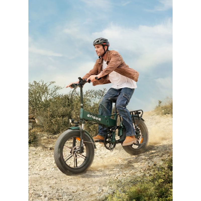 Engwe Engine Pro 2.0 - Folding Electric Bike - Green Outside