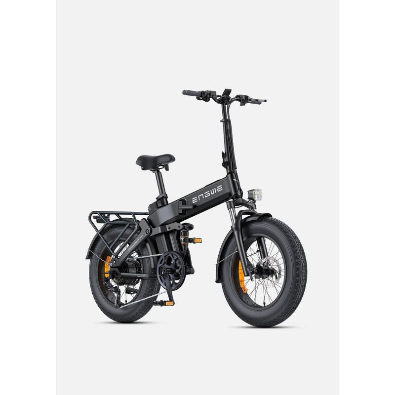 Engwe Engine Pro 3.0 Boost - Folding Fat Tyre Electric Bike - Black