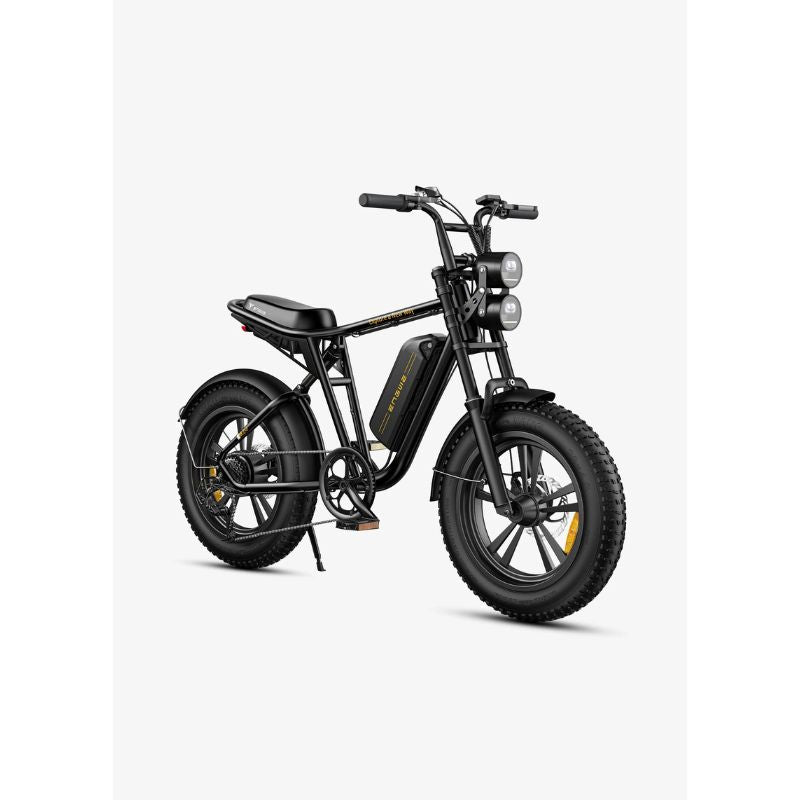 Engwe M20 - Fat Tyre Off-road Electric Bike - Black Single Battery