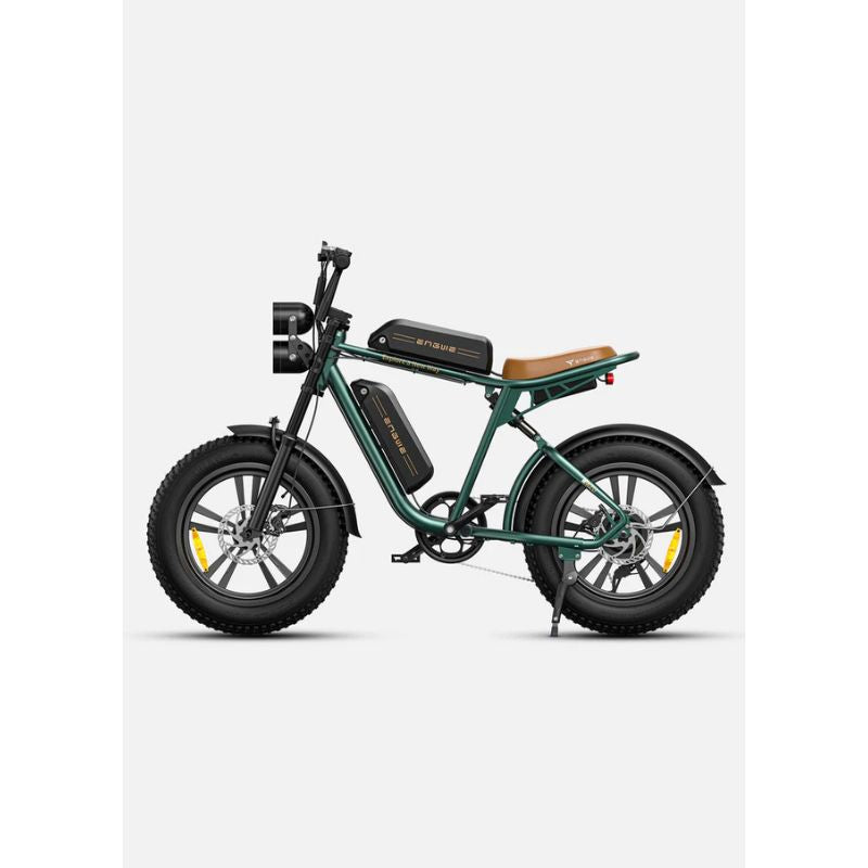 Engwe M20 - Fat Tyre Off-road Electric Bike - Green Double Battery