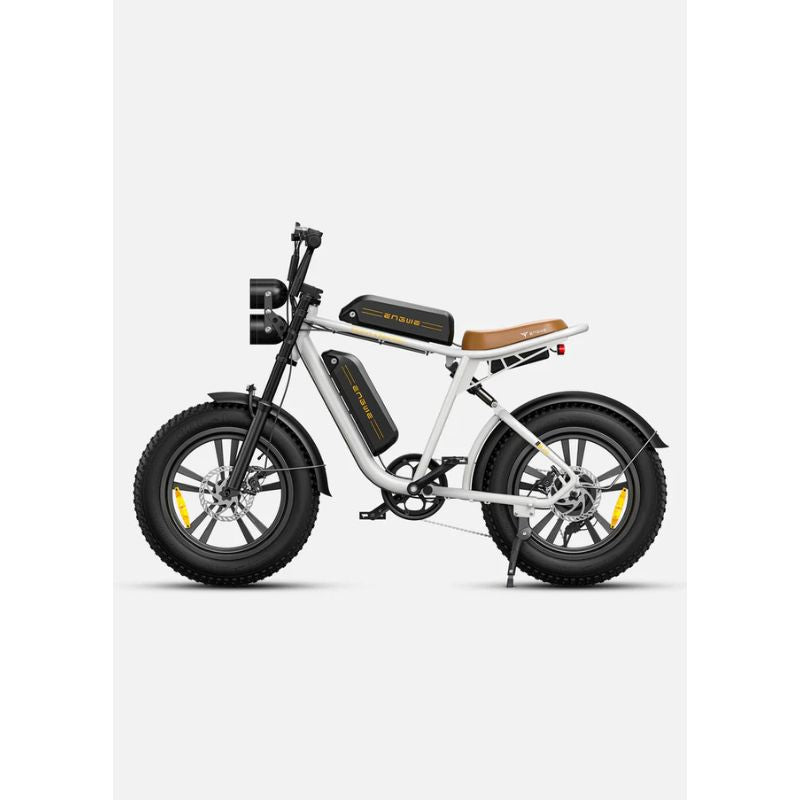 Engwe M20 - Fat Tyre Off-road Electric Bike - White Double Battery