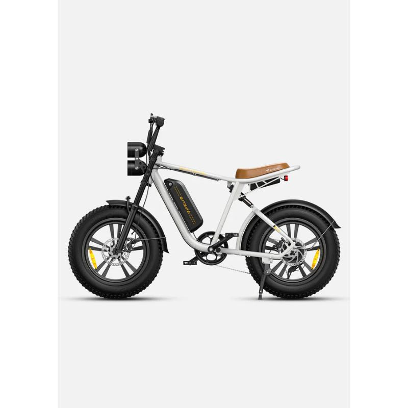 Engwe M20 - Fat Tyre Off-road Electric Bike - White Single Battery