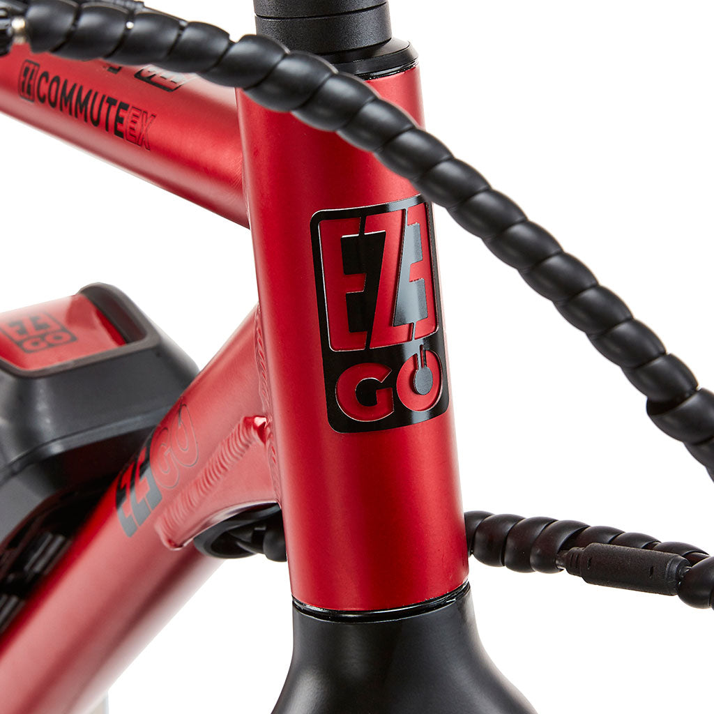 Ezego Commute EX Gents - Electric Bike - Headbadge