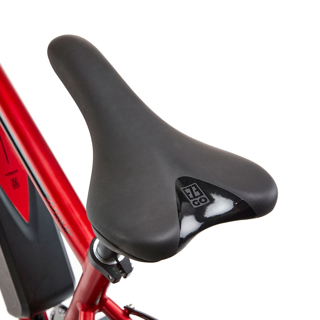 Ezego Commute EX Gents - Electric Bike - 250w - Red - Saddle