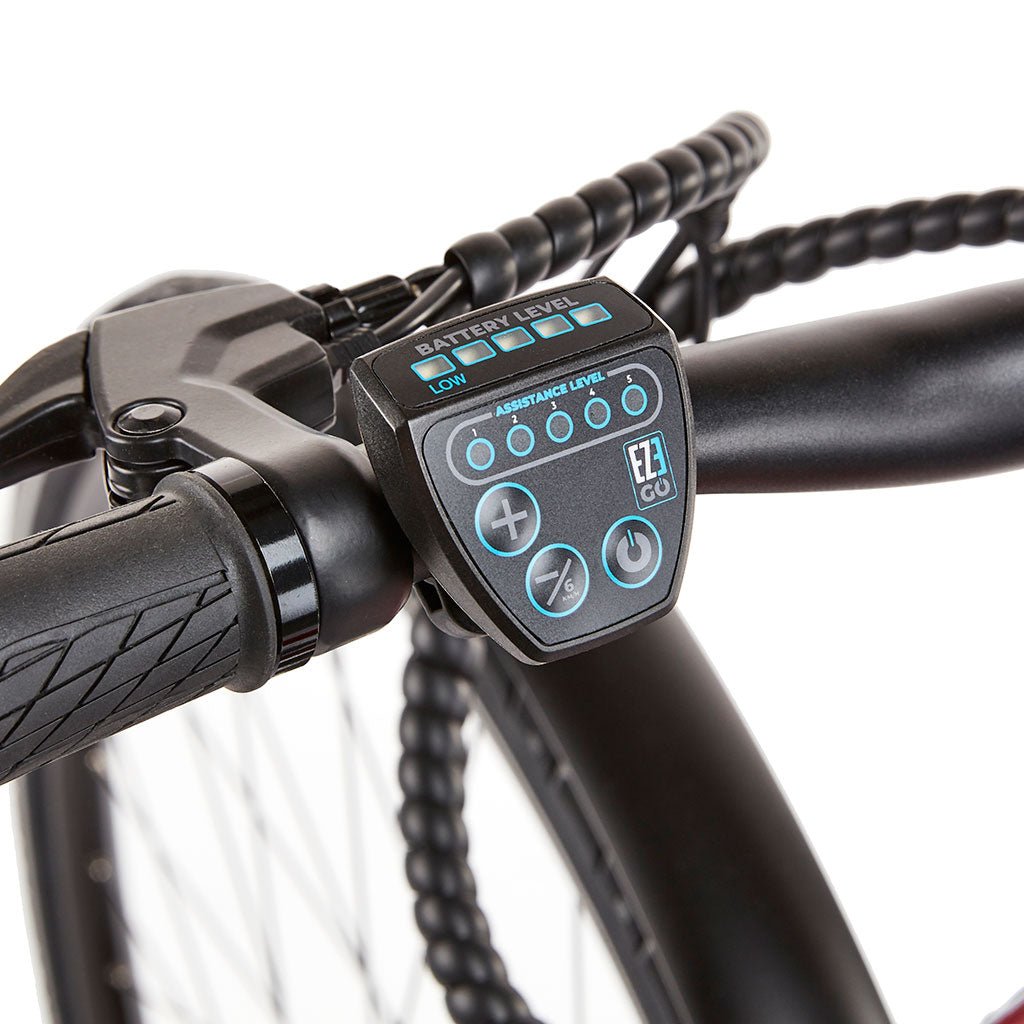Ezego Commute EX Ladies - Electric Bike - 250w - Burgundy - E - Bikes Express