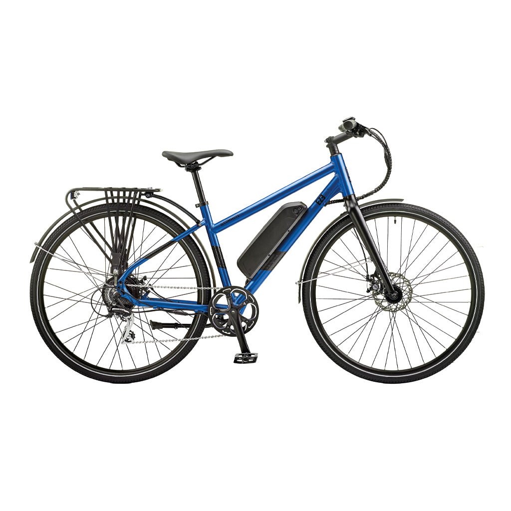 Ezego Commute EX Ladies Special Edition - Electric Bike - 250w - Blue - E - Bikes Express