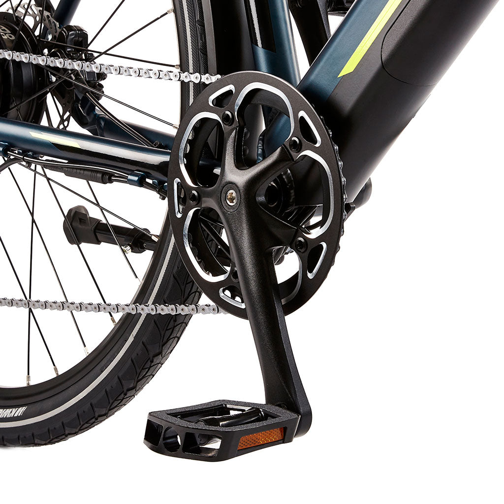 Ezego Commute INT Gents - Electric Bike - Green & Black - Chainset