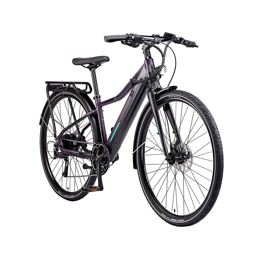 Ezego Commute INT Unisex - Electric Bike - Purple & Black
