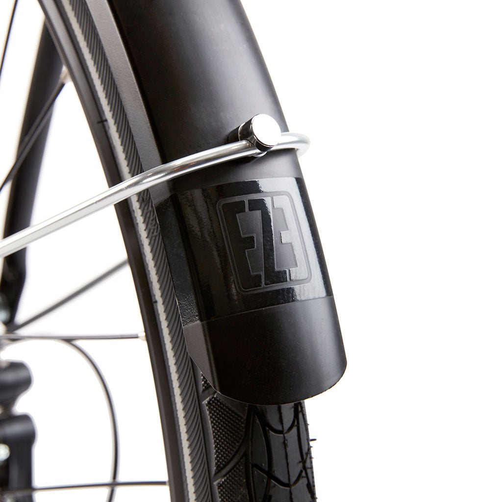 Ezego Commute INT Unisex - Electric Bike - Purple & Black - Mudguard