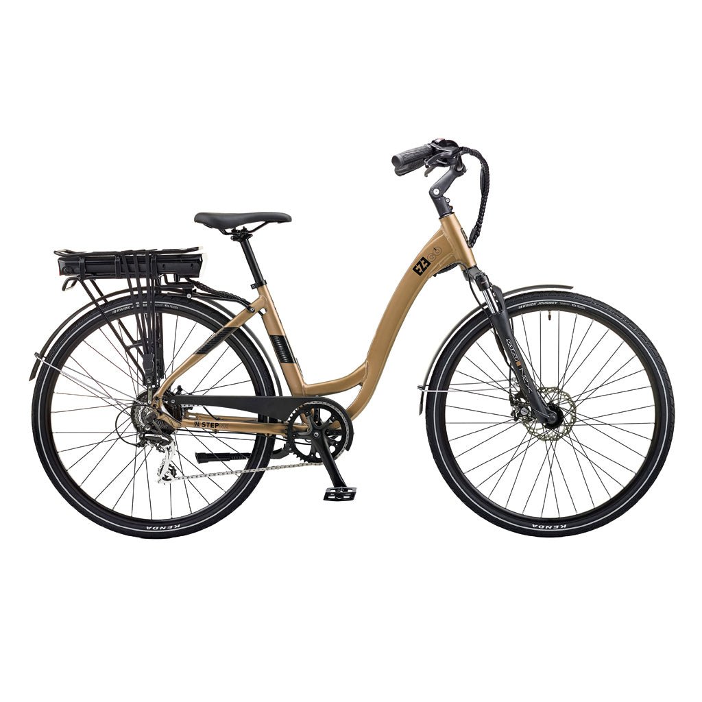 Ezego Step 26 - Electric Bike Gold Special Edition - 250W - E - Bikes Express
