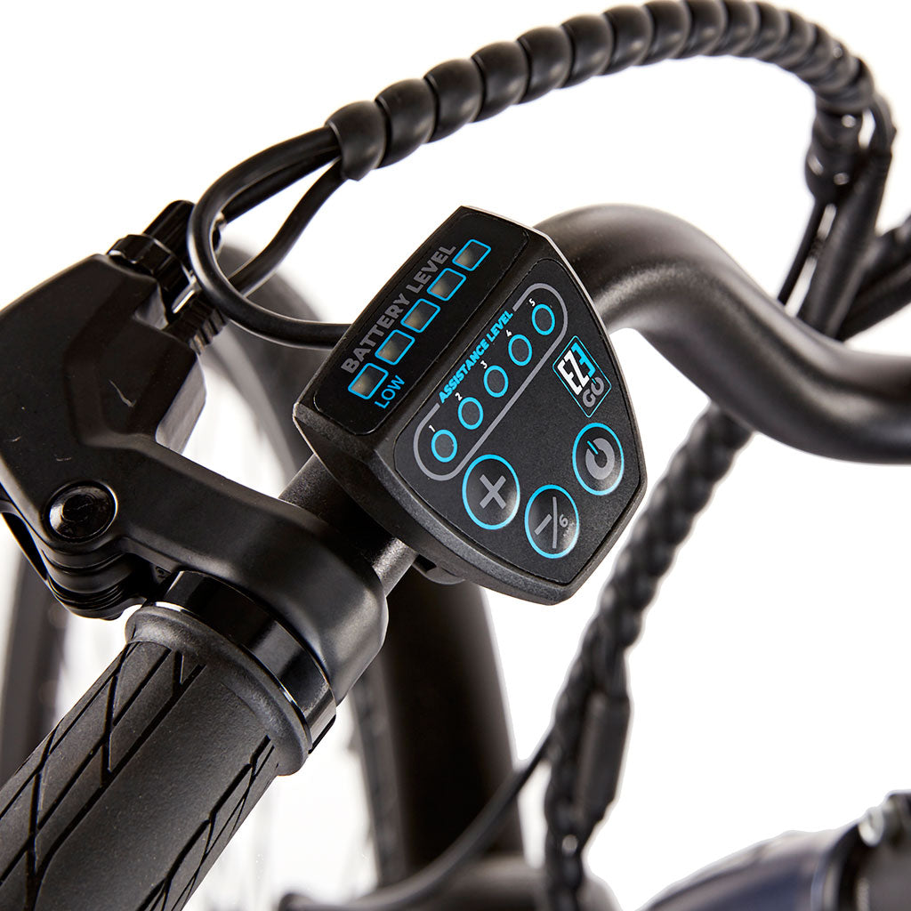 Ezego Step NX - Electric Bike - Matt Metallic Blue - Display