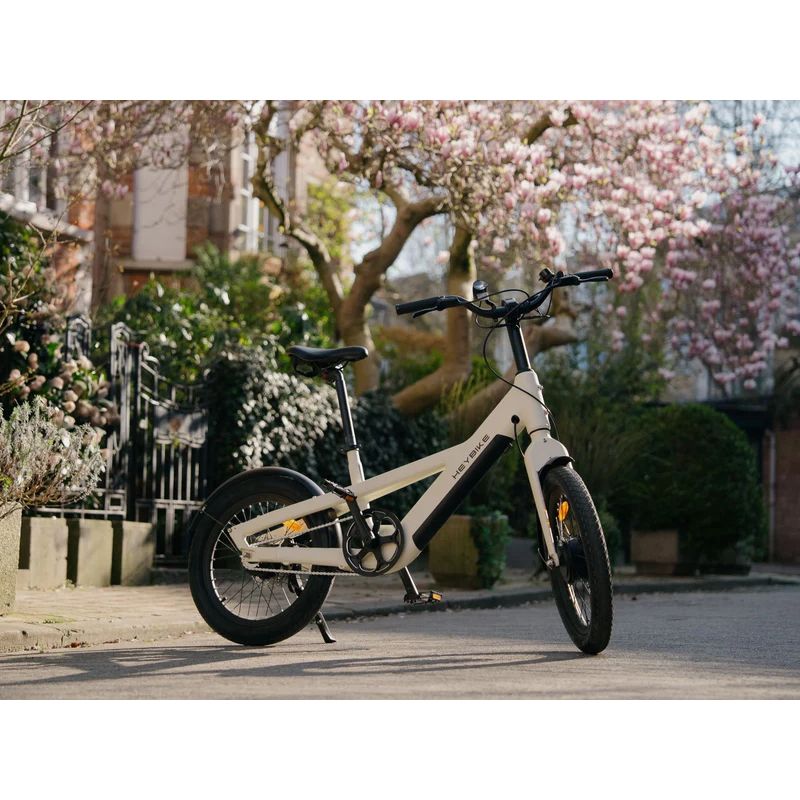 Heybike EC Compact City - Commuter Electric Bike - White