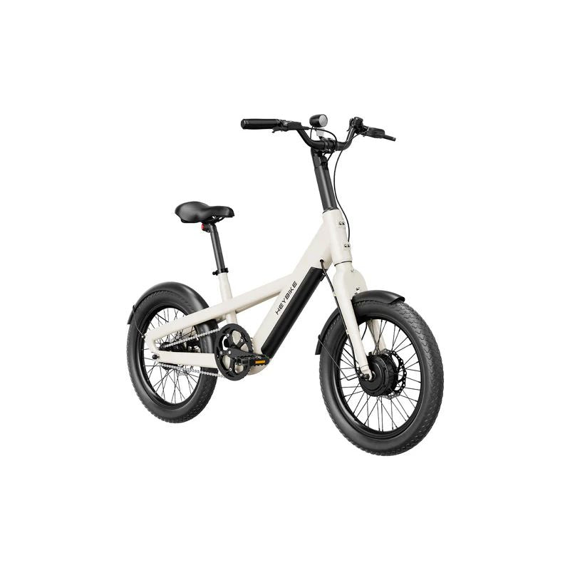 Heybike EC Compact City - Commuter Electric Bike - White