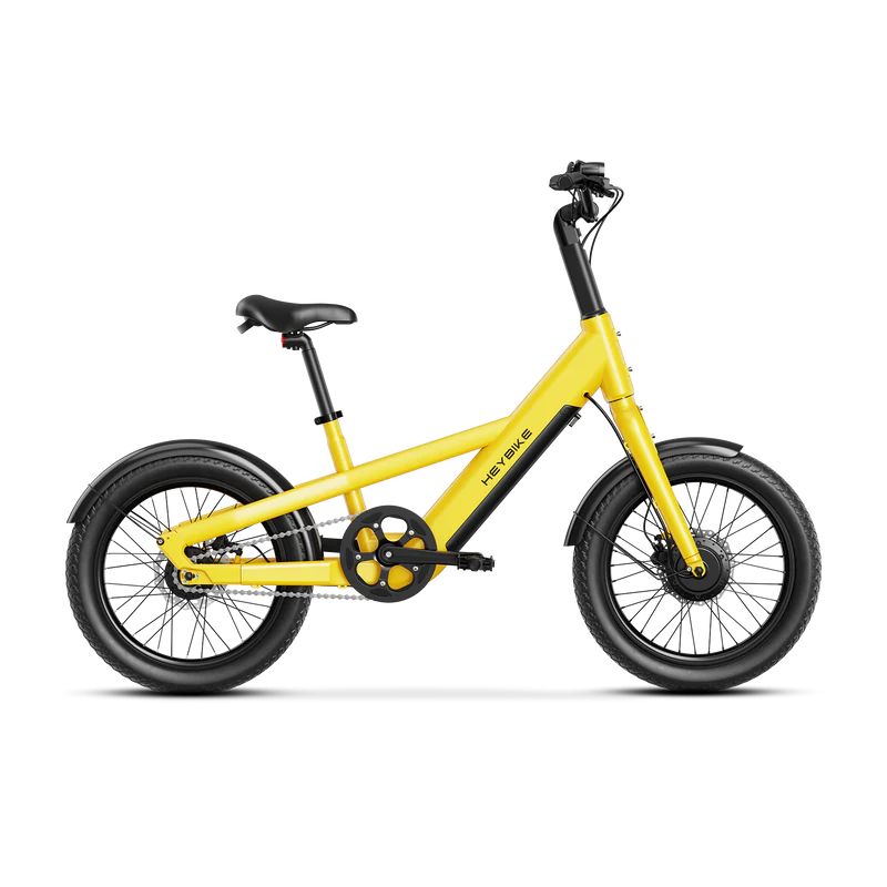 Heybike EC Compact City - Commuter Electric Bike - Yellow