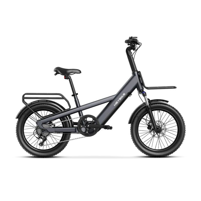 Heybike EC Compact Sport - Hybrid Electric Bike - Grey
