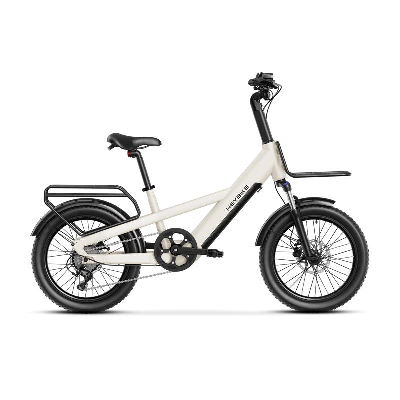 Heybike EC Compact Sport - Hybrid Electric Bike - White