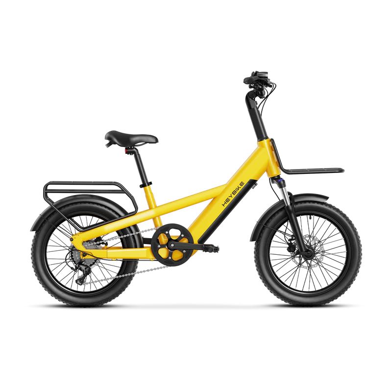 Heybike EC Compact Sport - Hybrid Electric Bike - Yellow