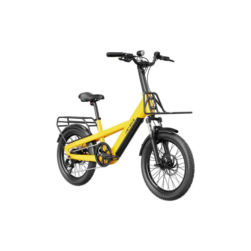 Heybike EC Compact Sport - Hybrid Electric Bike - Yellow