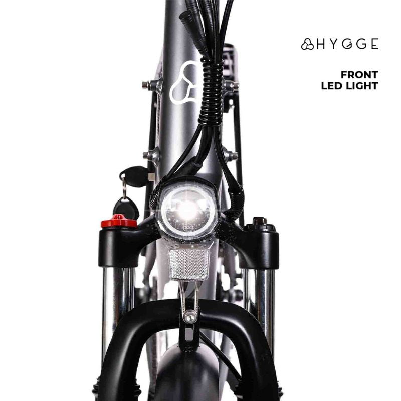 Hygge Aarhus - Step Electric Bike - Front LED Light
