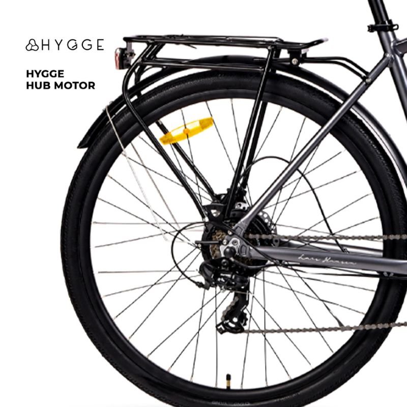 Hygge Aarhus - Step Electric Bike - 250W - Grey - E - Bikes Express