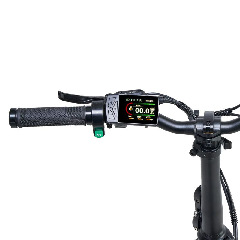 Hygge Vester (2024) - Foldable Electric Bike - Backlit mini LCD display with handlebar