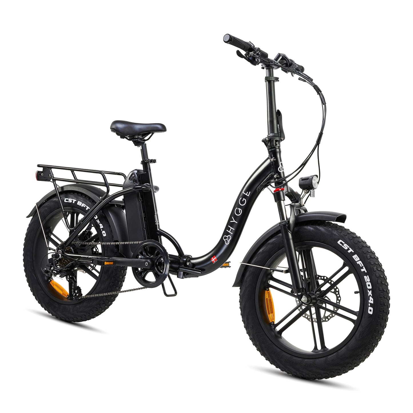 Hygge Vester (2024) - Step Foldable E-Bike - black