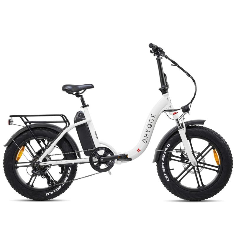 Hygge Vester (2024) - Step Foldable E-Bike - white