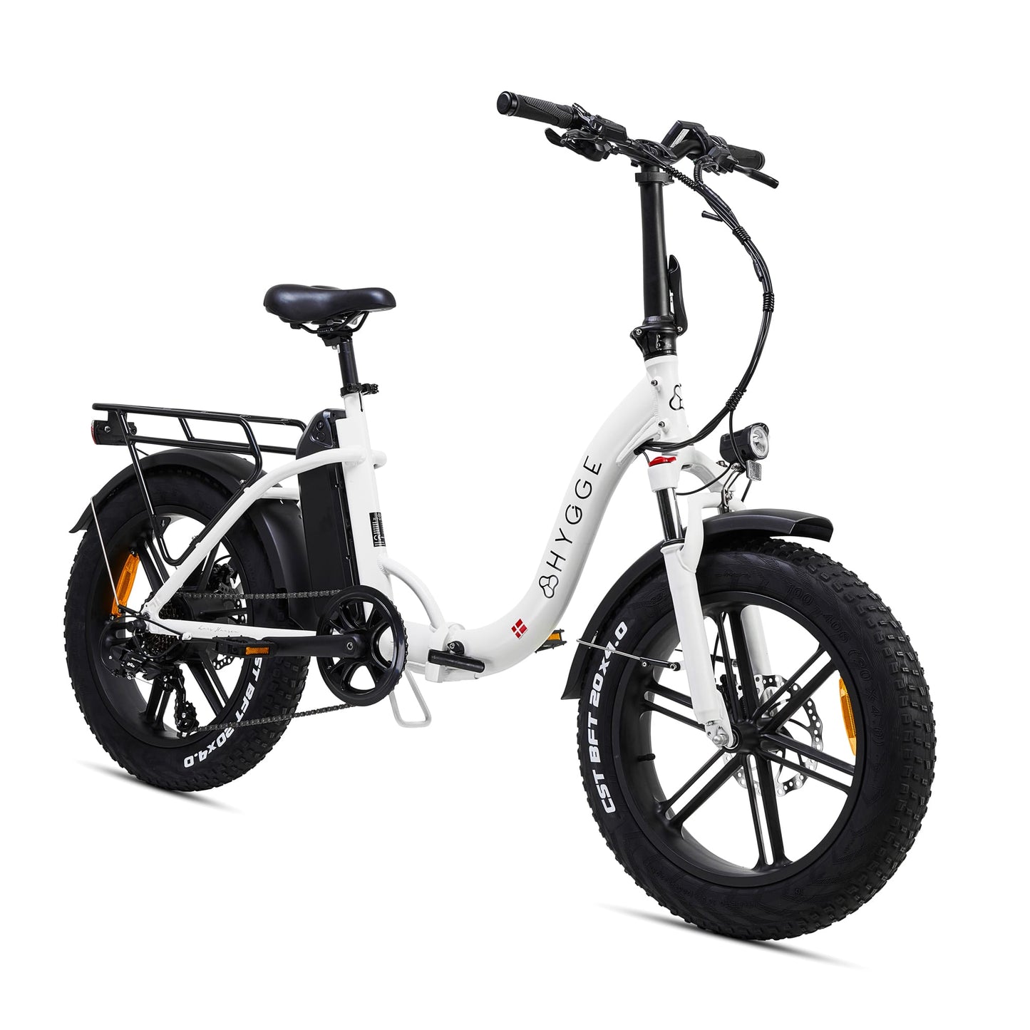Hygge Vester (2024) - Step Foldable E-Bike - white