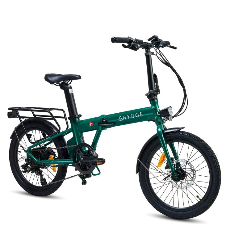 Hygge Virum - Foldable Electric Bike - Green