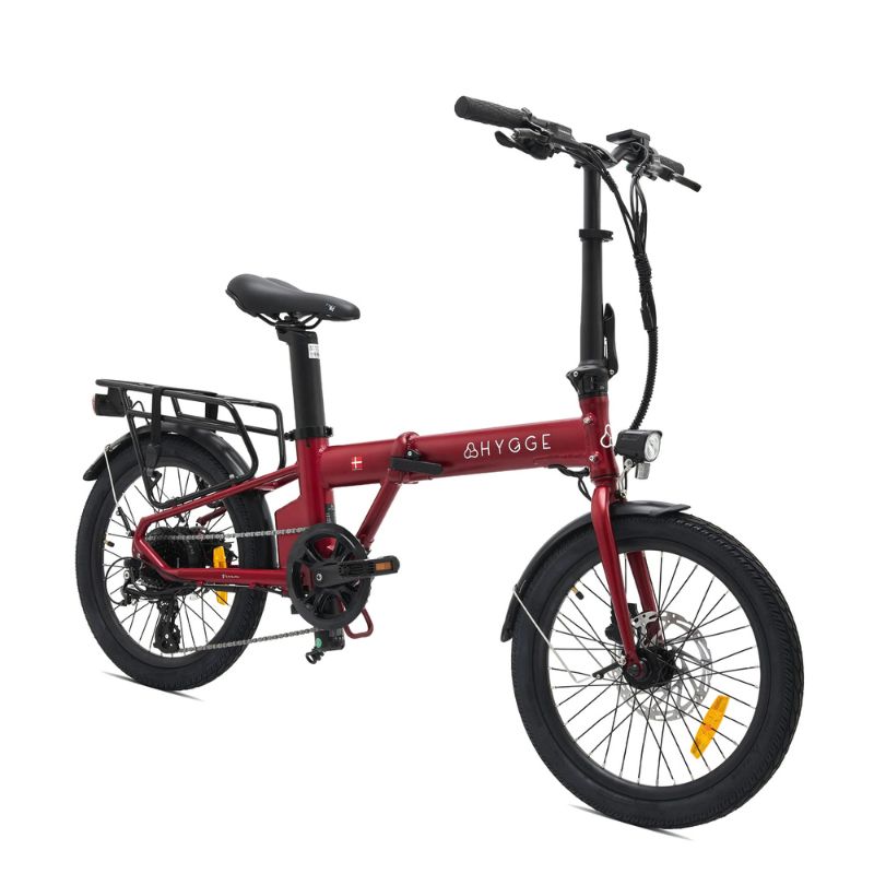 Hygge Virum - Foldable Electric Bike - Red