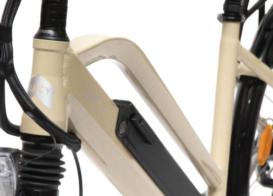 Juicy Bike Roller Electric Bike - Cream - Battery